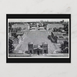 Vieja postal - Munich (Munchen) Alemania