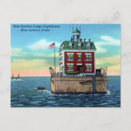 Vieja postal - Nuevo Londres, Connecticut