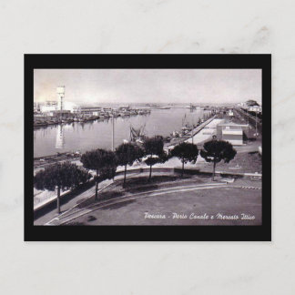 Vieja postal - Pescara, el puerto