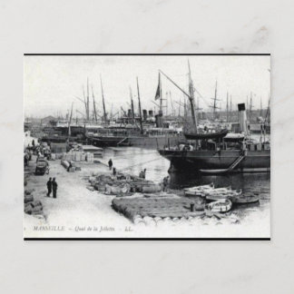 Vieja postal - Quai de la Joliette, Marsella