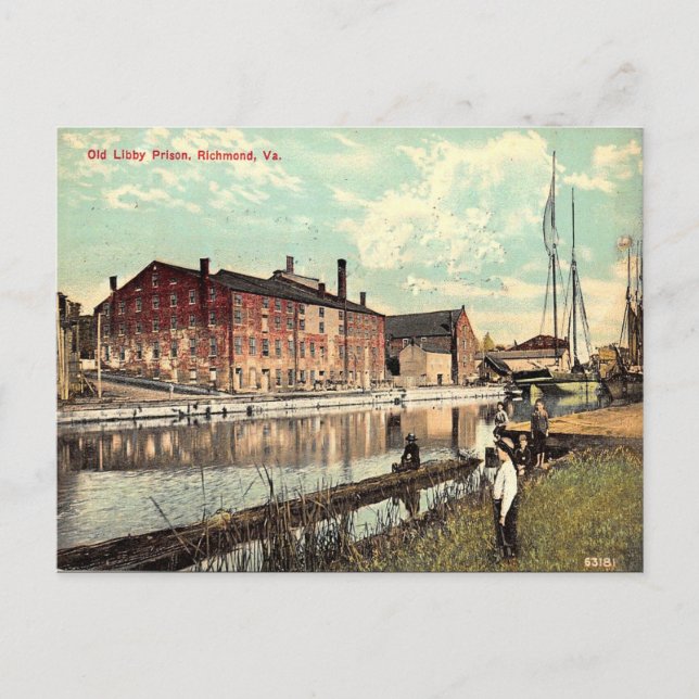 Vieja postal - Richmond, Virginia, EE. UU. (Anverso)