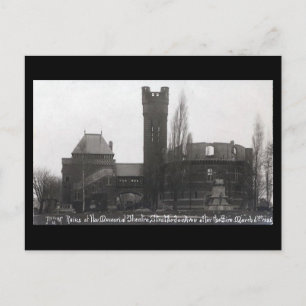Vieja postal - Ruinas de la amenaza conmemorativa 