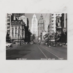 Vieja postal - São Paulo, Brasil