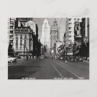 Vieja postal - São Paulo, Brasil
