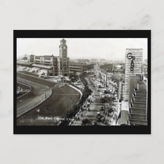 Vieja postal - Shanghai, China (Anverso)