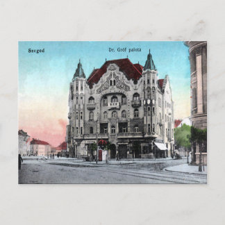 Vieja postal - Szeged, Hungría