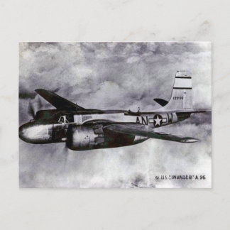 Vieja postal - Un invasor Douglas A-26