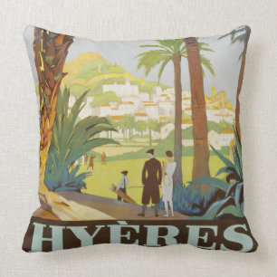 Vieja Riviera Francesa 1925 - Gran Almohada Hyeres