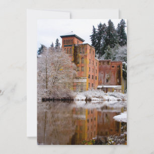 Vieja tarjeta de felicitación Olympia Brewhouse