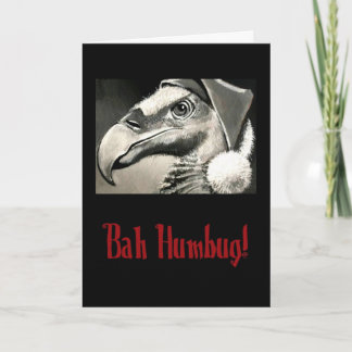 Vieja tarjeta de Navidades de Buzzard