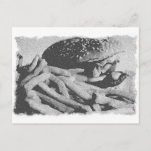 Vieja tarjeta postal de fotos de la vieja época de