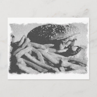 Vieja tarjeta postal de fotos de la vieja época de