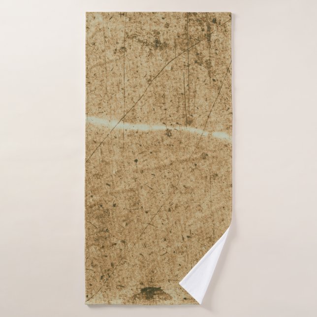 Vieja textura de papel marrón. Papel de época. Age (Toalla de baño)