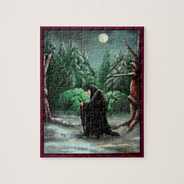 Vieja vieja arrugada - rompecabezas (Vertical)