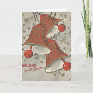 Viejas campanas de Navidad en plata