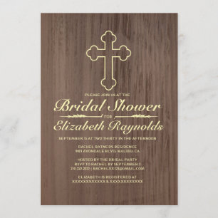 Viejas invitaciones a duchas cruzadas de hierro