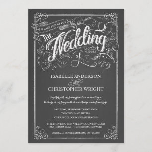 Viejas invitaciones a la boda de arte rustico de c