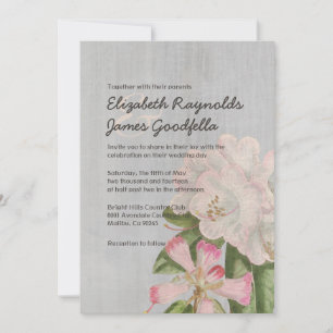 Viejas invitaciones a la boda de Rododendros