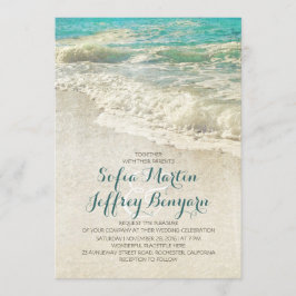 Viejas invitaciones de bodas en la playa