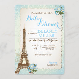 Viejas invitaciones de los chicos de Baby Shower d