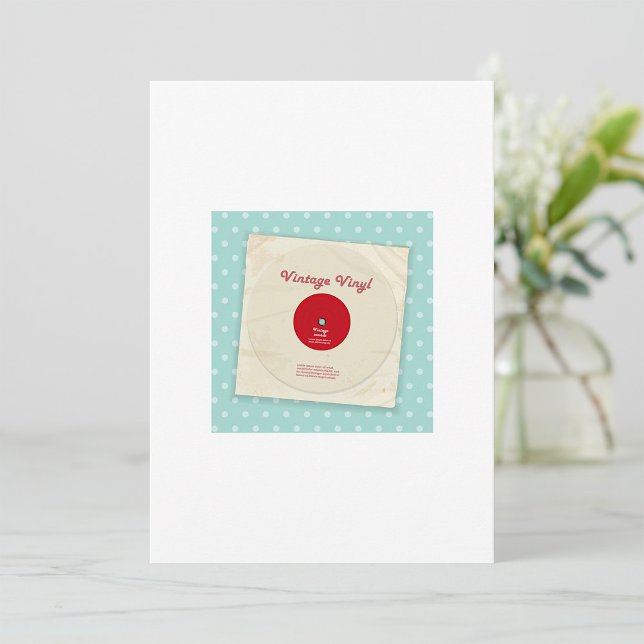 Viejas invitaciones de registro de vinilo (Subido por el creador)