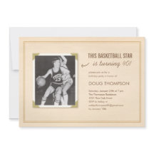 Viejas invitaciones del cumpleaños de la foto de