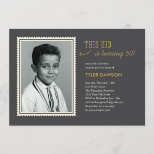 Viejas invitaciones para la fiesta de cumpleaños d