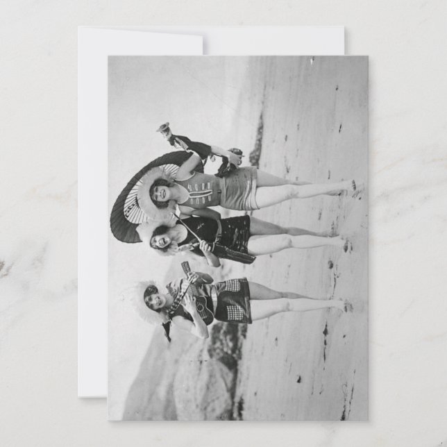 Viejas novias cantando en la playa (Anverso)