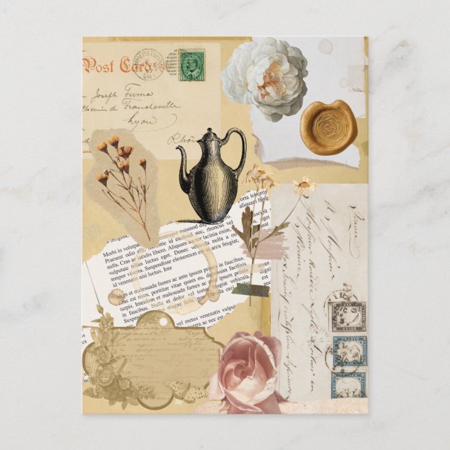 Viejas revistas de la época victoriana postal (Anverso)