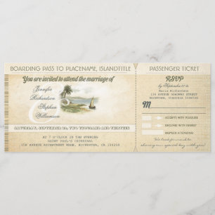 viejas tarjetas de embarque invitaciones a bodas e