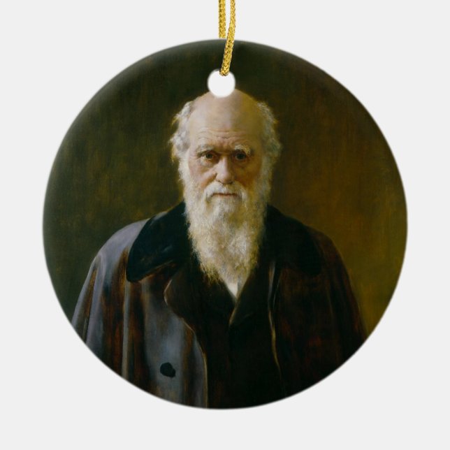 Viejo ateo de Charles Darwin un ornamento (Frente)