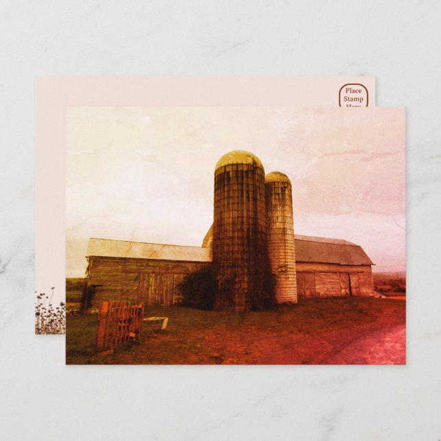 Viejo Bar: Postal de duelo de la luna roja (Anverso / Reverso)