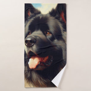 Viejo Bouvier des Flandres Pintura