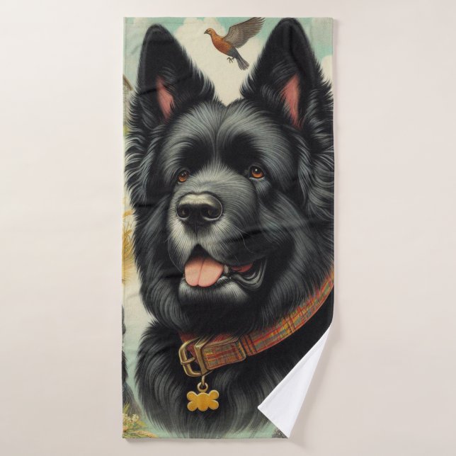 Viejo Bouvier des Flandres Seamless (Toalla de baño)
