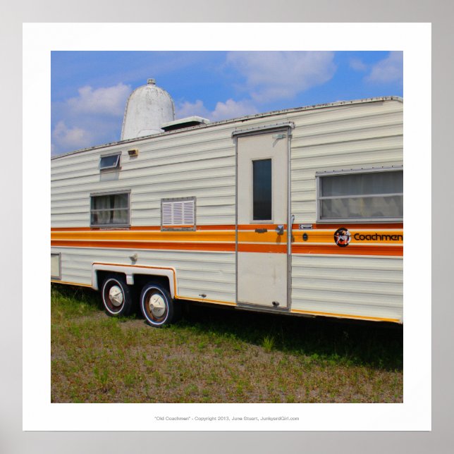 Viejo Coachmen - foto de arte de la caravana vinta (Frente)