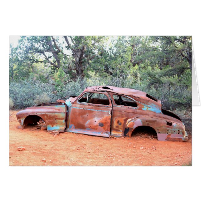 Viejo coche de rotura (Anverso (Horizontal))