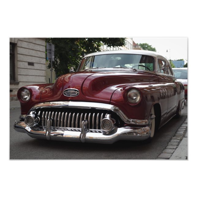 Viejo coche vintage - foto (Frente)