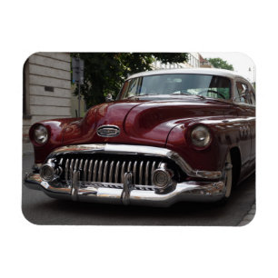 Viejo coche vintage - imán