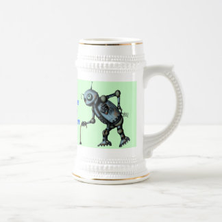 Viejo diseño divertido de la taza de cerveza del