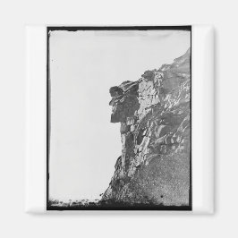 Viejo en el imán de la montaña