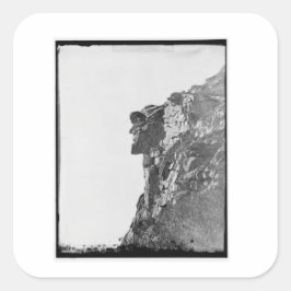 Viejo en el Pegatina de la montaña