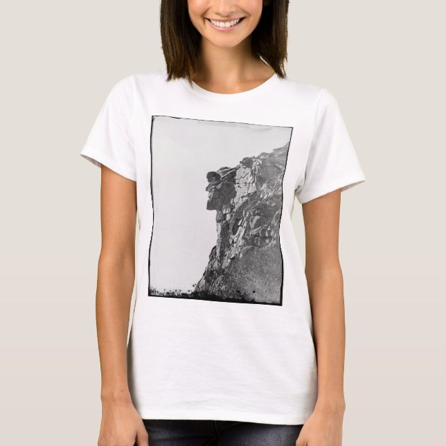 Viejo en la camiseta de las mujeres de montaña (Anverso)