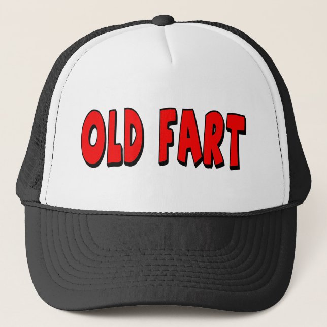 Viejo Fart el 50.o gorra del cumpleaños (Anverso)