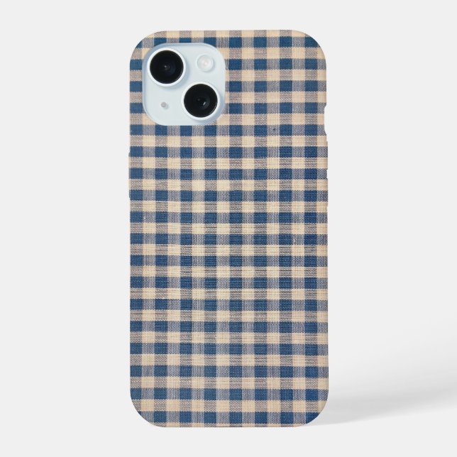 Viejo Gingham Azul (Reverso )