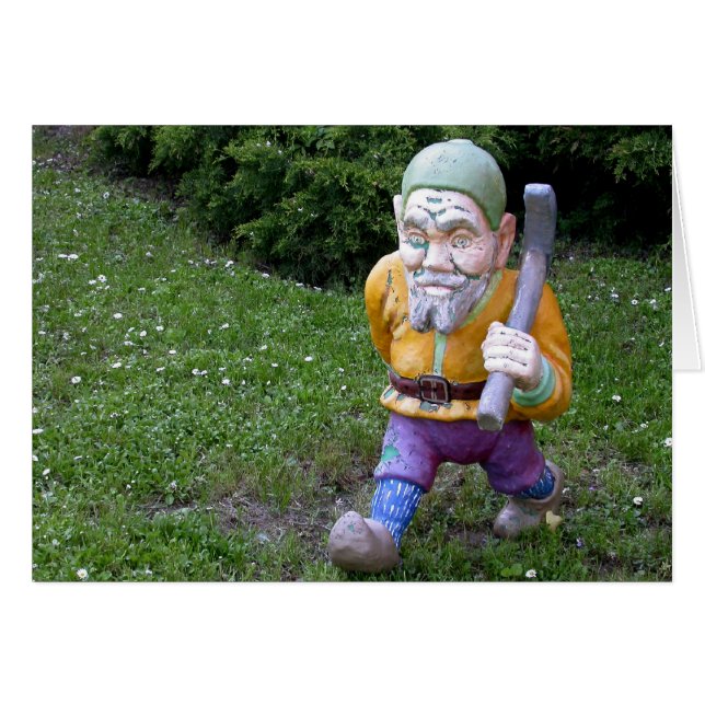 Viejo Gnome de Jardín Pitman (Anverso (Horizontal))