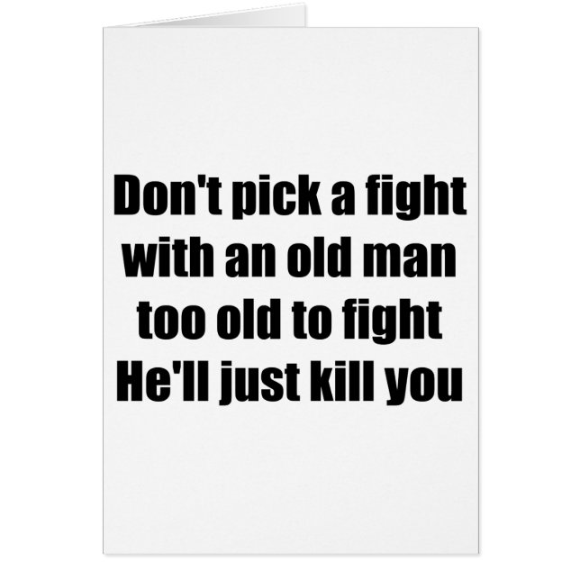 Viejo hombre (Frente)