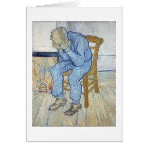 Viejo hombre de Vincent van Gogh el en dolor