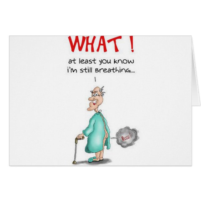Viejo hombre Farting (Anverso (Horizontal))