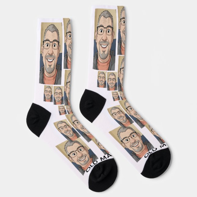 Viejo Hombre Phil Calcetines (Derecha)