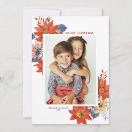 Viejo invierno Botánico Foto Feliz Navidad